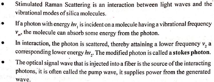 5.4.1 Effective Length and Area 5.4.2 Stimulated Raman Scattering Figure 5.