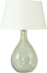 with Small Shade 690mm GPL005 Glass Base Lamp Sq.