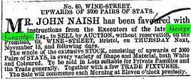 or sale of the Wine Street premises).