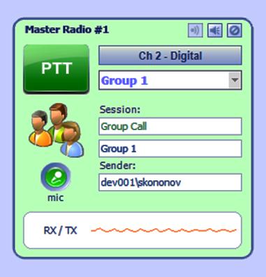 Channel Interface PTT Change Channel Select Talk Group