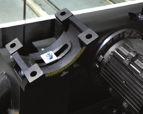 The tool posts are made from steel bars mounted in heavy castings and machined with a rack to enable safe and easy rack and pinion adjustment