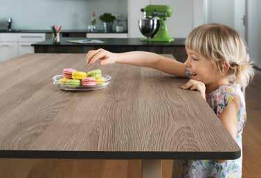 Stay coordinated Whether in uni colours, woodgrains or materials, compact laminate decors also come in melamine faced boards, lightweight boards, laminate sheets and edging.