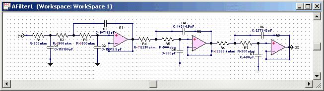 A/FILTER: Operation The Resonator R is the desired value for the selectable resistors in the current filter. Resonator C is the desired value of capacitance.