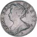 2474* Anne, after the Union, silver halfcrown, 1707E, Sexto (S.3605). Nearly fine/fine.