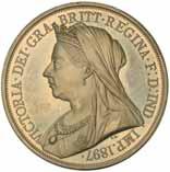 2695* Australia, 1897 Victoria Patina series, Pattern Crowns. obv. `old head' portrait of Queen after Sir Thomas Brock. rev.