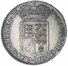 $300 2466* William and Mary, silver halfcrown, 1689, first bust, with