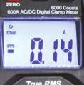 CL800 is an auto-ranging True Root-Mean-Squared (TRMS) digital clamp meter that