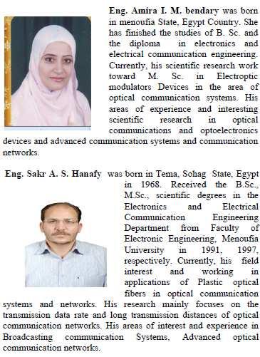 Access Networks, International Journal of Library and Information Science, Vol., No., pp. 3-5, Sep. 9. Authors Profile Ahmed Nabih Zaki Rashed et al. 75 Dr.