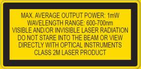 Laser Radiation Hazard 7.Electrical Hazard 1.