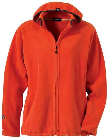 99 Full Zip Microfleece Jacket with cover stitching and available in a women s fit is a warm and cozy style.