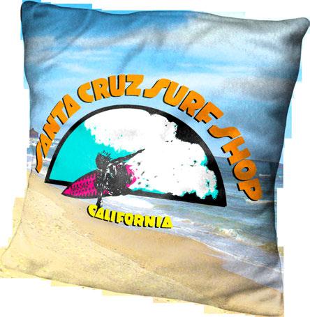 Dye Sublimated Fleece Pillows Item# PLW Full Color Edge to Edge Printed Pillows on anti-pill