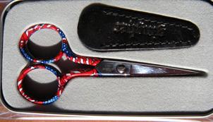 Above, I was excited to find a few more pair of these Gingher Freedom 4 Embroidery Scissors $38 ~