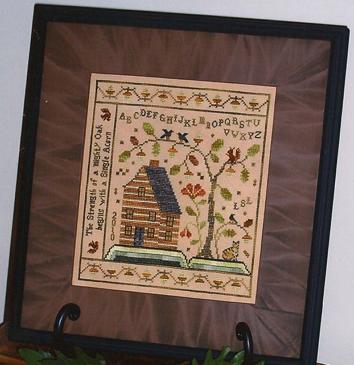 Also from Linda/Chessie & Me We ve never had a birth sampler as one of our Sampler-of-the-Month selections, but the verse, and the symbolism Linda used in her design, made this the