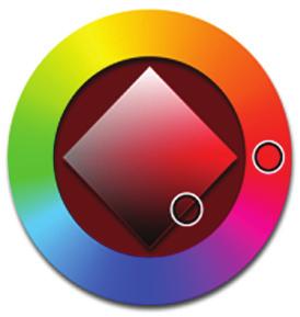 Colors Tap the Color puck to open the Color Wheel and select a color.