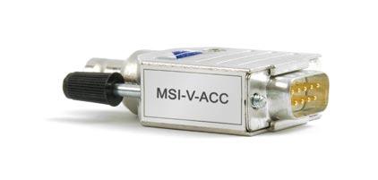 MSI Series MSI-V-ACC Accelerometer amplifier for DAQP-LV and MDAQ-V-200 Support of IEPE sensors AC coupled measurement MSI-V-ACC Supported sensors: IEPE Sensor excitation: 4 ma ±10 % Compliance