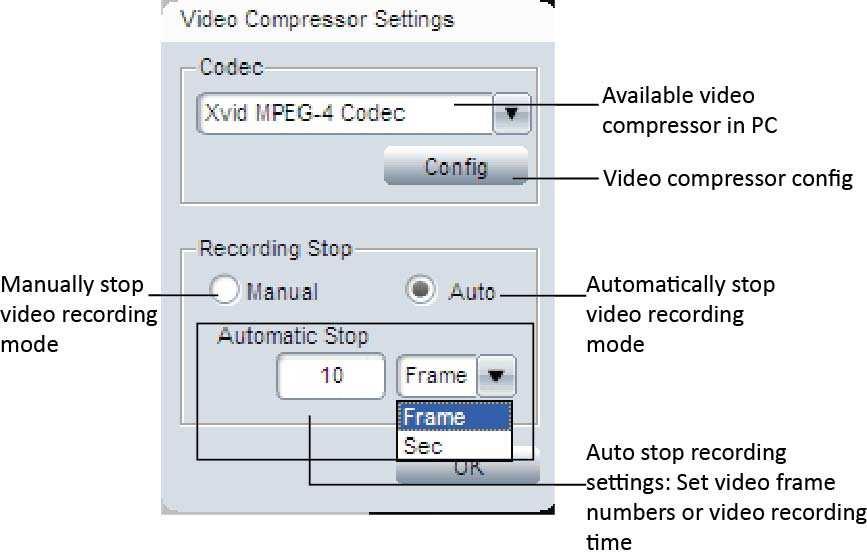 It provides [Manual] and [Auto] modes to stop the recording. In [Manual] mode, you need to click on [Video] button to start and stop the recording.