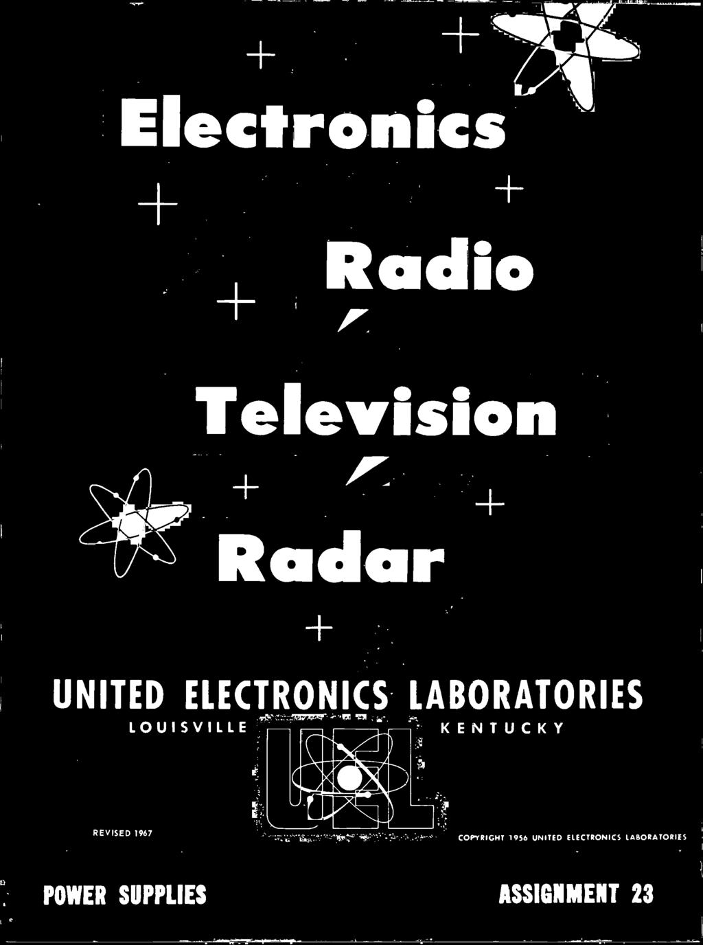 COPYRIGHT 1956 UNITED ELECTRONICS