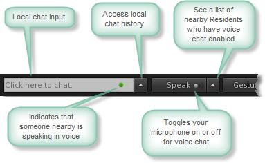 7. Local chat and voice Express yourself!