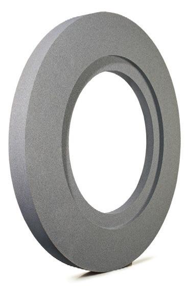 CRASHAFT GRINDING WHEELS itrified bonds are usually used for this special type of grinding wheels.