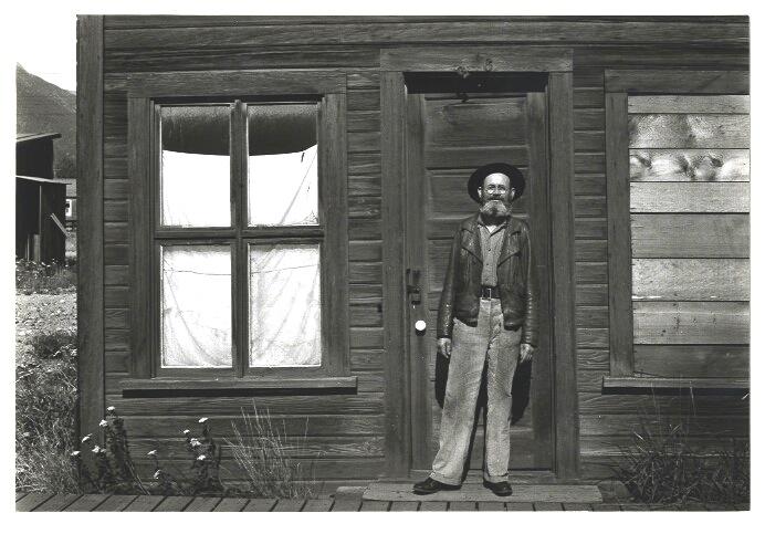 Old Man, Skagway, Alaska (ca. 1947) 4-1/2 x 6-5/8 inches, mounted Signed in pencil on mount; with photographer s ink stamp, titled and annotated in ink, on mount verso.