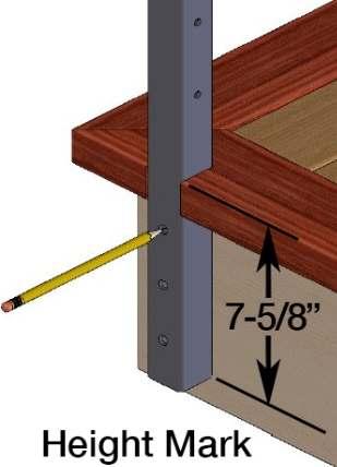 Once the post is installed, press on the supplied lag screw caps for a finished look (Figure P).