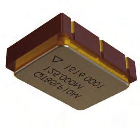 This is the smallest package offered with either a two-point crystal mount or a four-point for high shock and high reliability military applications.