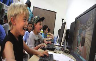 SCIENCE, TECH, ENGINEERING TECH CAMPS MINECRAFT MODDING 101 (Gr 3-5) $196 If your child is Minecraft obsessed and dreams of making their own swords, blocks and mobs then this is the camp for them!