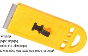 blade and protective blade cover Safety plastic window scraper with blade Uses