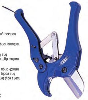 PIPE CUTTER - HEAVY DUTY 1-A Fast clean pipe cutting by hand or power Extra