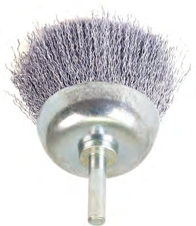 for more of a polishing application The brush is also used for preparing surfaces for adhesives by roughening softer exteriors or for removing burrs from steel WRN0170 WRN0175 WRN0180 WRN0185 WRN0190
