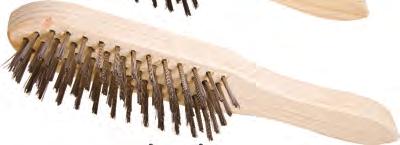 containing a variety of mounted brushware