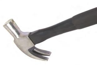 CLAW HAMMER - STEEL CLAW HAMMER - STEEL Polished steel heads are precision ground and hardened Rubber handle for secure
