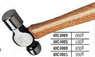 900g BALLPEIN HAMMER - WOODEN HANDLE Expert quality for general purpose use Drop forged head with striking