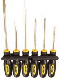 Electricians screwdrivers For slotted and recessed screws Round blade made from CHROME