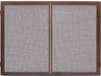 only. Mesh Cabinet Style Doors vailable in lack or ronze for