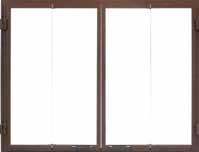 Grand Vista Doors vailable in lack or ronze for Exclaim and Energy