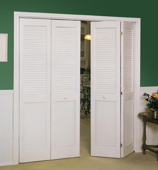 BIFOLD DOORS 6'8", 7'0" and 8'0" heights 2'0" to 6'0" widths 1-3/8" and 1-1/8" thicknesses