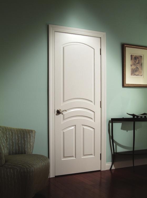 include both 1-3/8" and 1-3/4" doors available in panel, bifold and Fire-rated doors.
