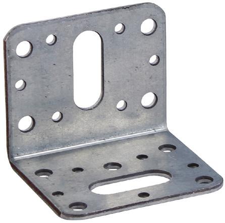 General purpose brackets for all applications where one member crosses another or one member is trimmed into another. A range of sizes and finishes are available to suit all applications.