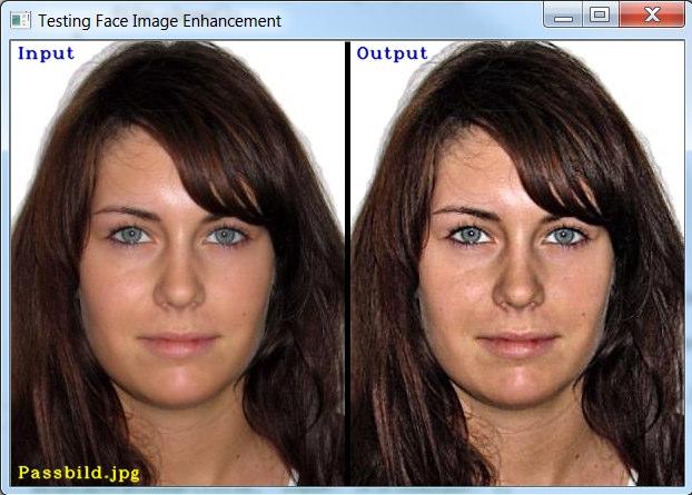 5 Test application The test application of MB Image Enhancement SDK demonstrates the capability and provided functions to enhance facial images.