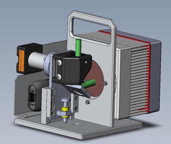 MKS Instruments 5 of 6! Figure 2. The BeamCheck system for additive manufacturing applications measures the laser's focal spot size, power, and power density at the build plane.