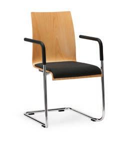 THE CURVE IS1 CANTILEVER CHAIR LIGHTNESS IN THE FORM OF A CHAIR. CURVE IS1 elegant, light and extremely versatile with its 22 x 2 mm diameter tubular frame.