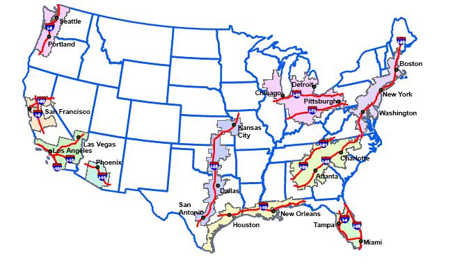 The 2011 Interstates and Megapolitans Source:
