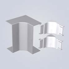 protective film corner-pieces: Fittings in 2 pieces: External angle Flat