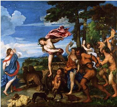 the third dimension : depth Bacchus and Ariadne, Titian, 1522, National Gallery, London the third dimension needs