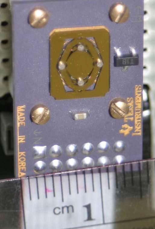 Fig. 3. Texas Instruments MEMS Beam Steering Mirror. Fig. 2 shows the path of the laser beam from the source to the sensor.