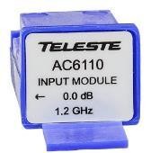 TELESTE AC AMPLIFIER MODULES AC 6110 INPUT MODULE AC6110 is an input module with 0 db attenuation. Supports frequencies up to 1.2 GHz.