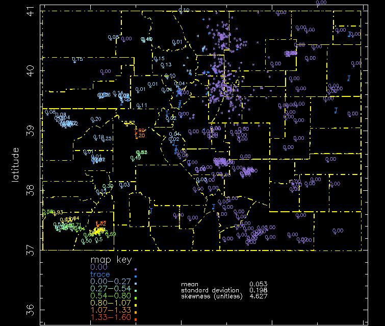 CoCoRaHS Precip Maps Colorado