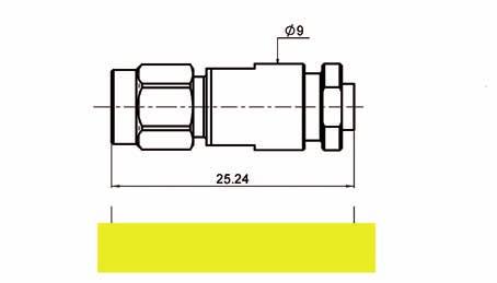CONNECTORS COMPATIBLE WITH Connector part numbers are for indication only. Connectors and cables cannot be ordered separately. SMA 3.5 series R127900011 26.5 GHz Straight Jack R127920011 26.