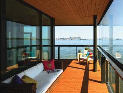 Four seasons on a glazed terrace Lumon glazing systems offer you a chance to transform your terrace into a pleasant and functional leisure space